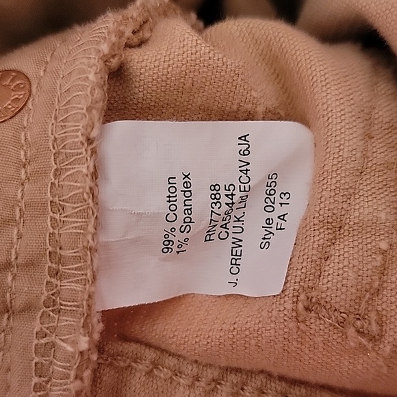 J.Crew Toothpick Corduroy Ankle Crop Pants/ 28. - Picture 9 of 14